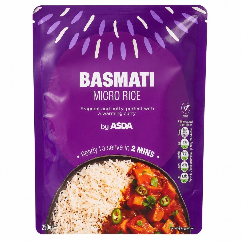 ASDA Basmati Micro Rice 250g