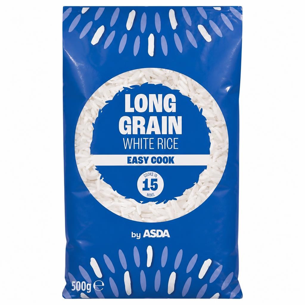 ASDA Long Grain White Rice 500g