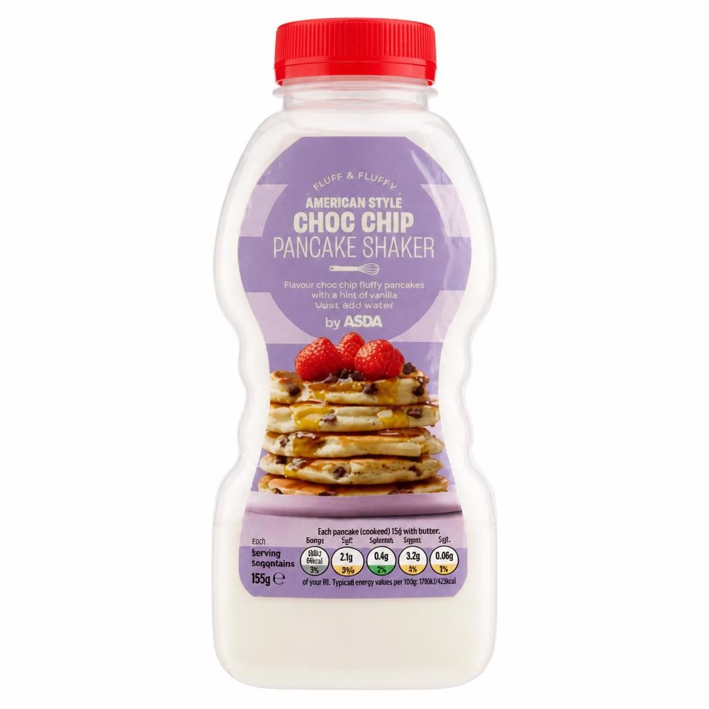 ASDA American Style Choc Chip Pancake Shaker 155g