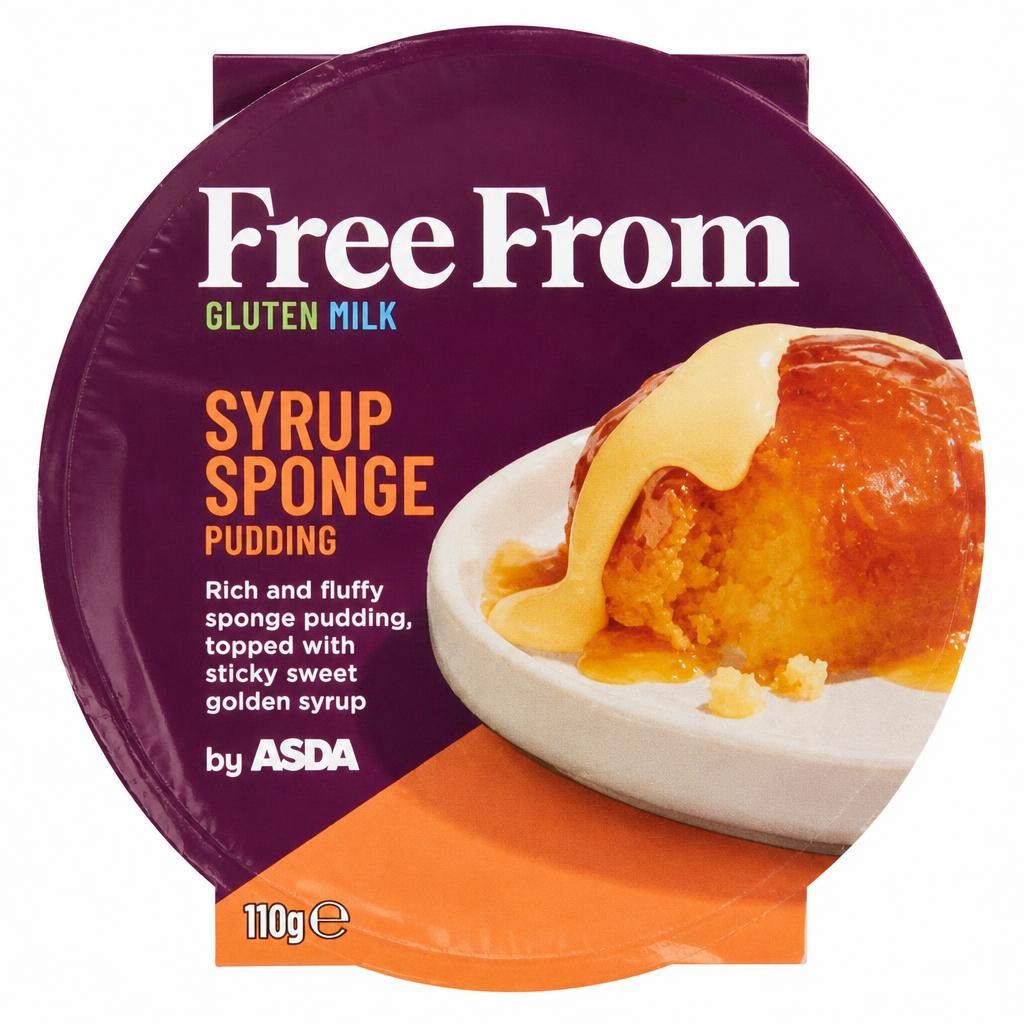 ASDA Free From Free From by  Syrup Sponge Pudding 110g