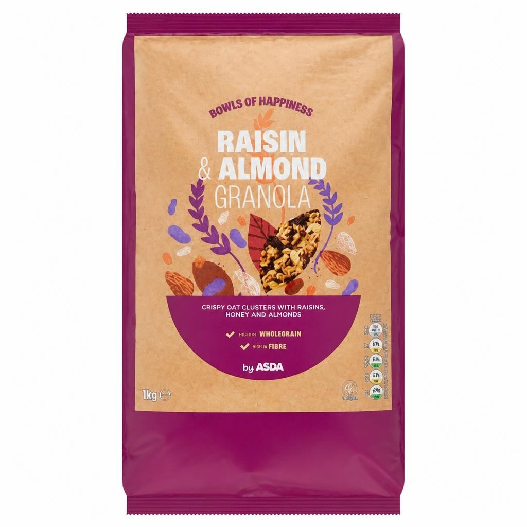 ASDA Raisin & Almond Granola 1kg
