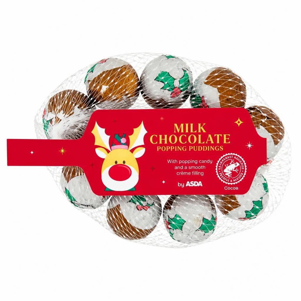 ASDA Milk Chocolate Popping Puddings 100g