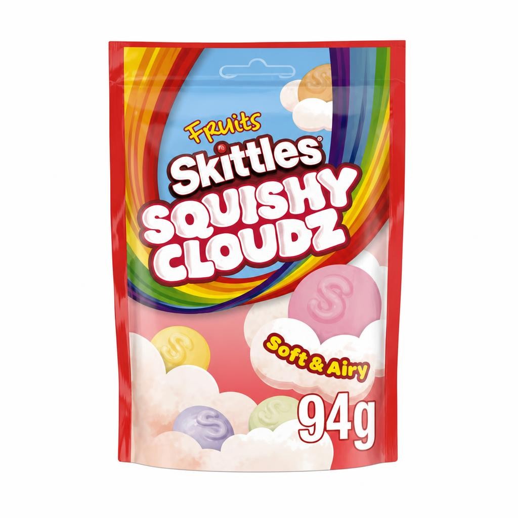 Skittles Squishy Cloudz Fruits Sweets 94g