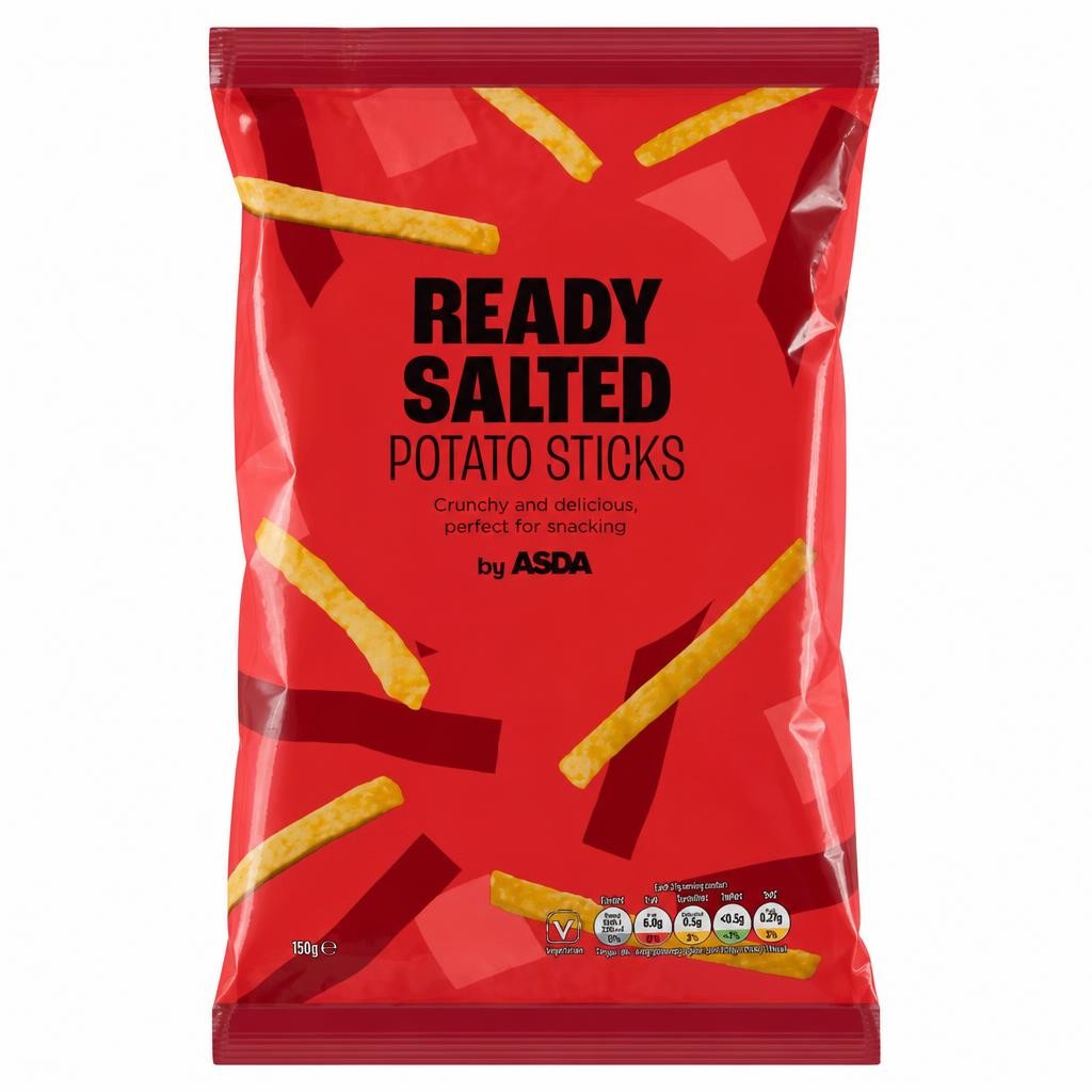 ASDA Ready Salted Potato Sticks 150g
