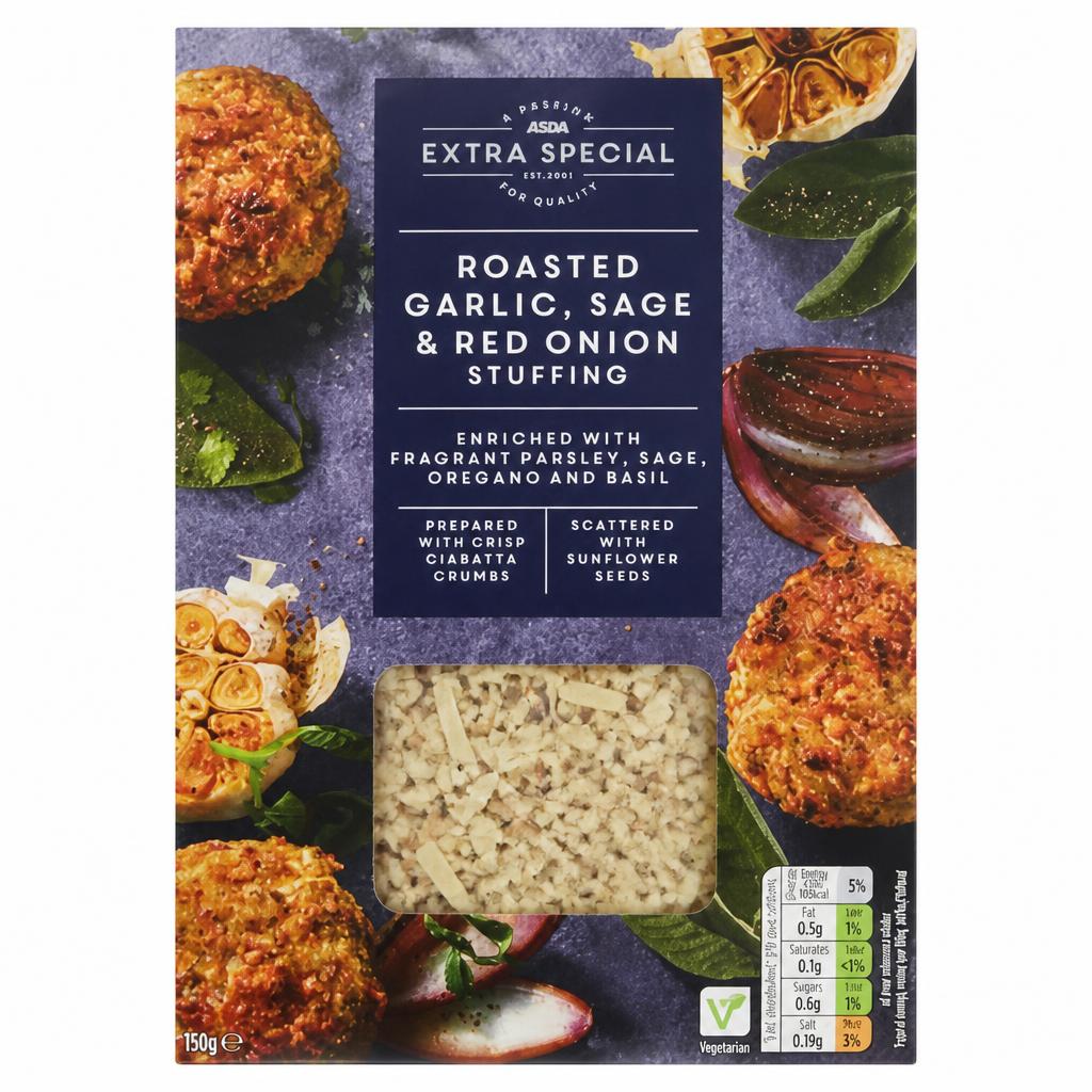 ASDA Extra Special Roasted Garlic, Sage & Red Onion Stuffing 110g
