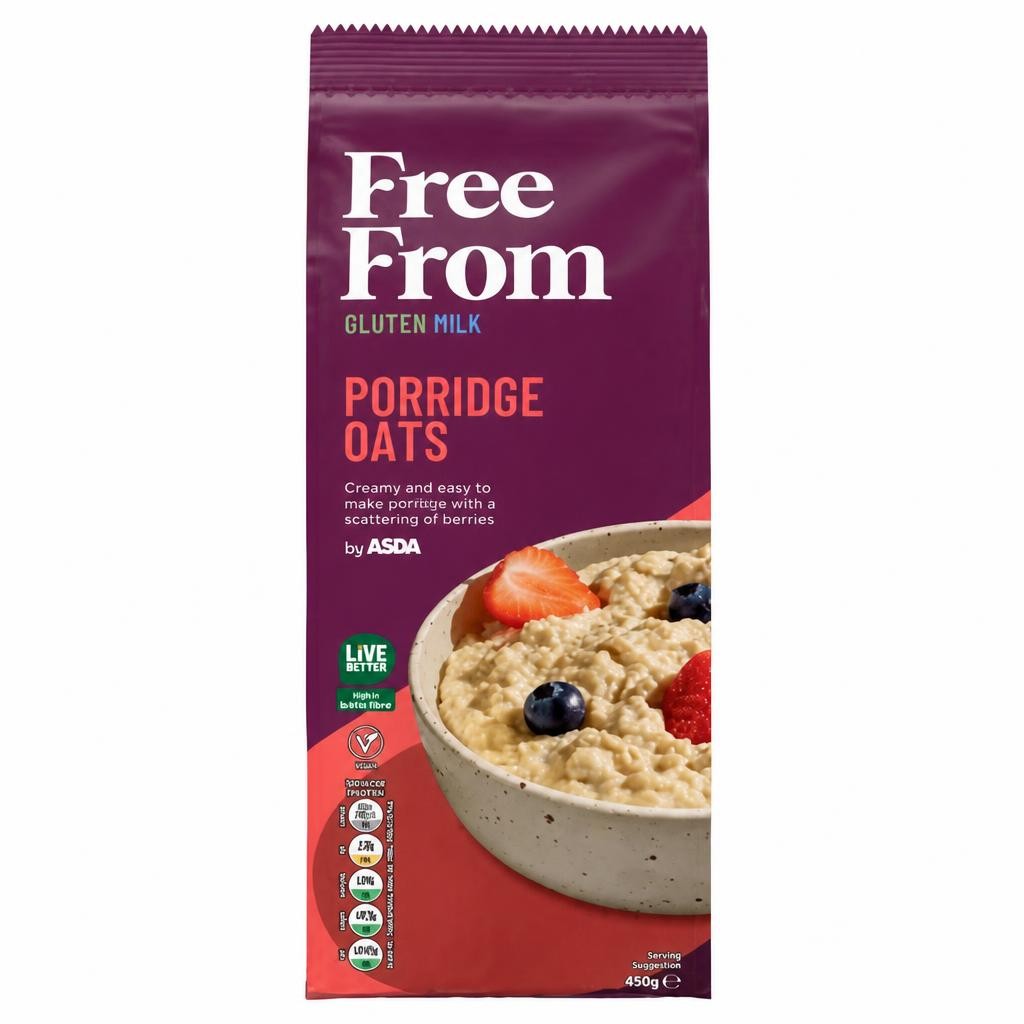Free From By ASDA Porridge Oats 450g