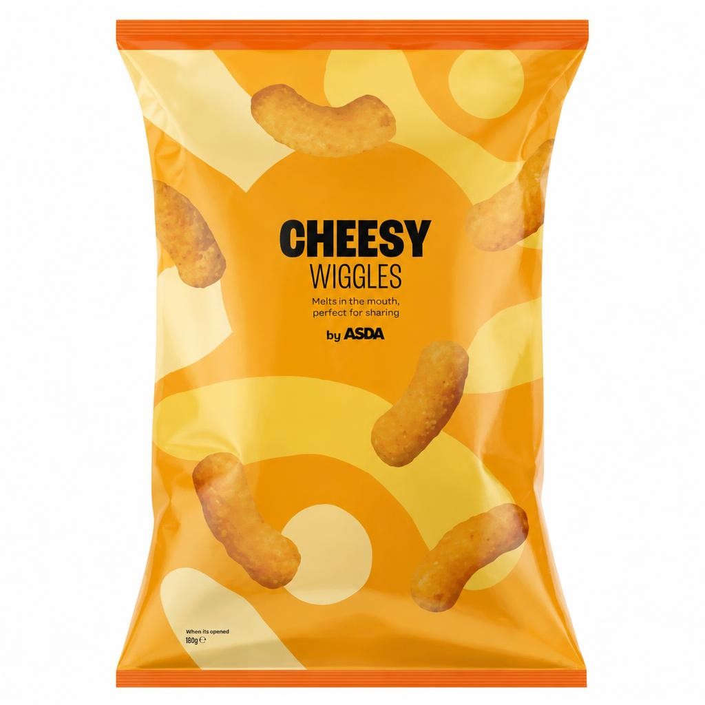 ASDA Cheesy Wiggles 120g