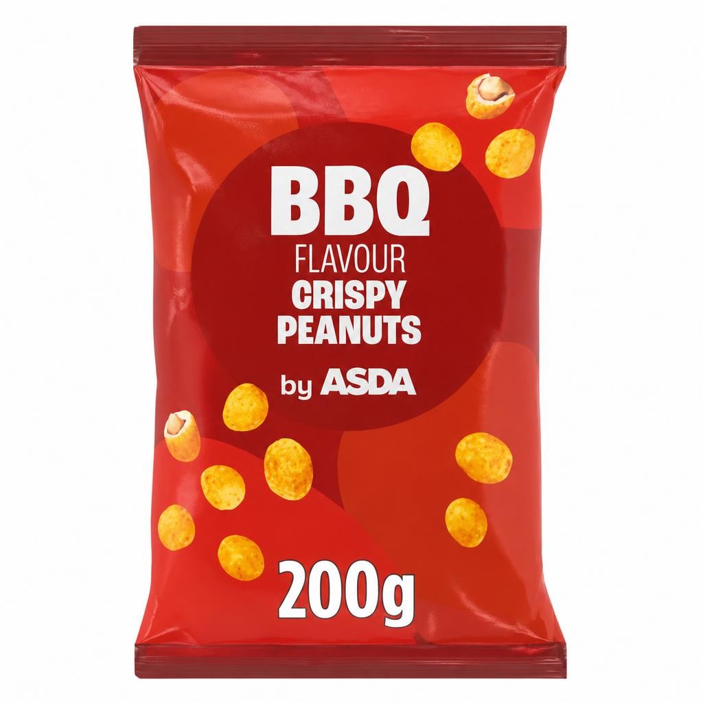 ASDA BBQ Flavour Crispy Peanuts 200g