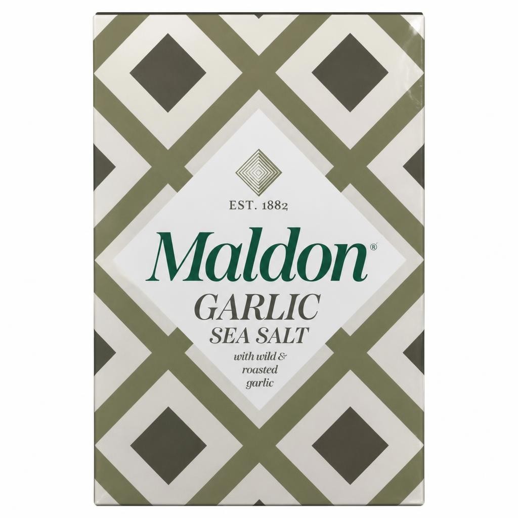 Maldon Maldon Garlic Sea Salt, with Wild and Roasted Garlic 100g