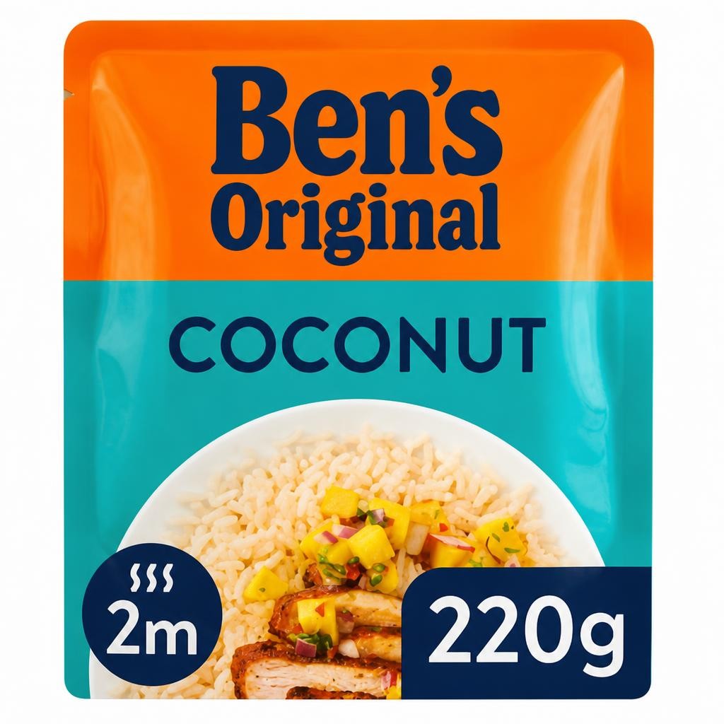 Ben's Original Bens Original Coconut Microwave Rice 220g