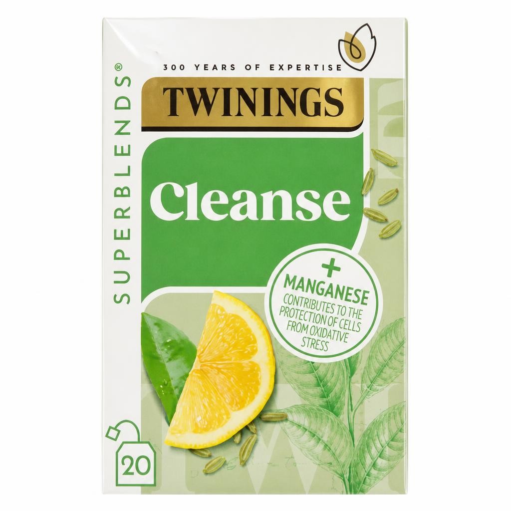 Twinings Superblends Cleanse Matcha & Green Tea 20 Tea Bags 40g