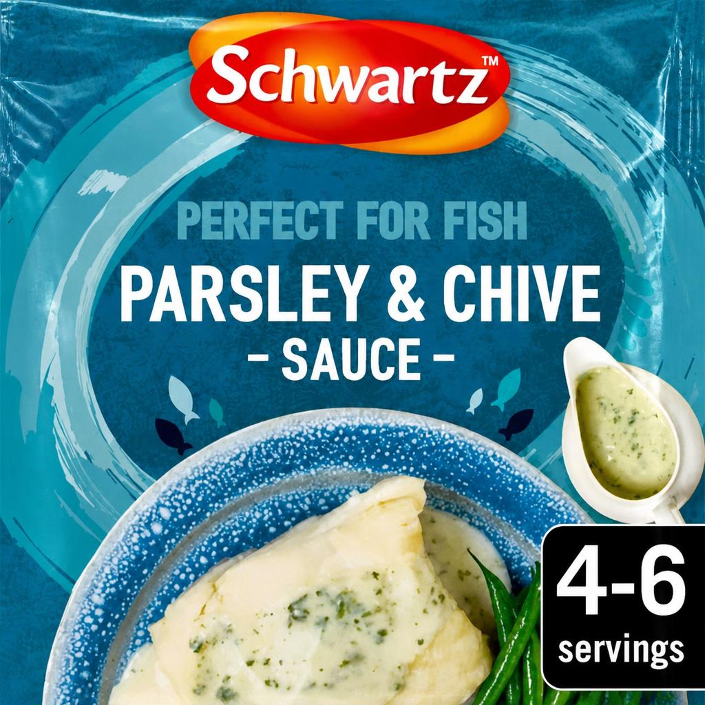 Schwartz Parsley & Chive Sauce Mix For Fish 38g