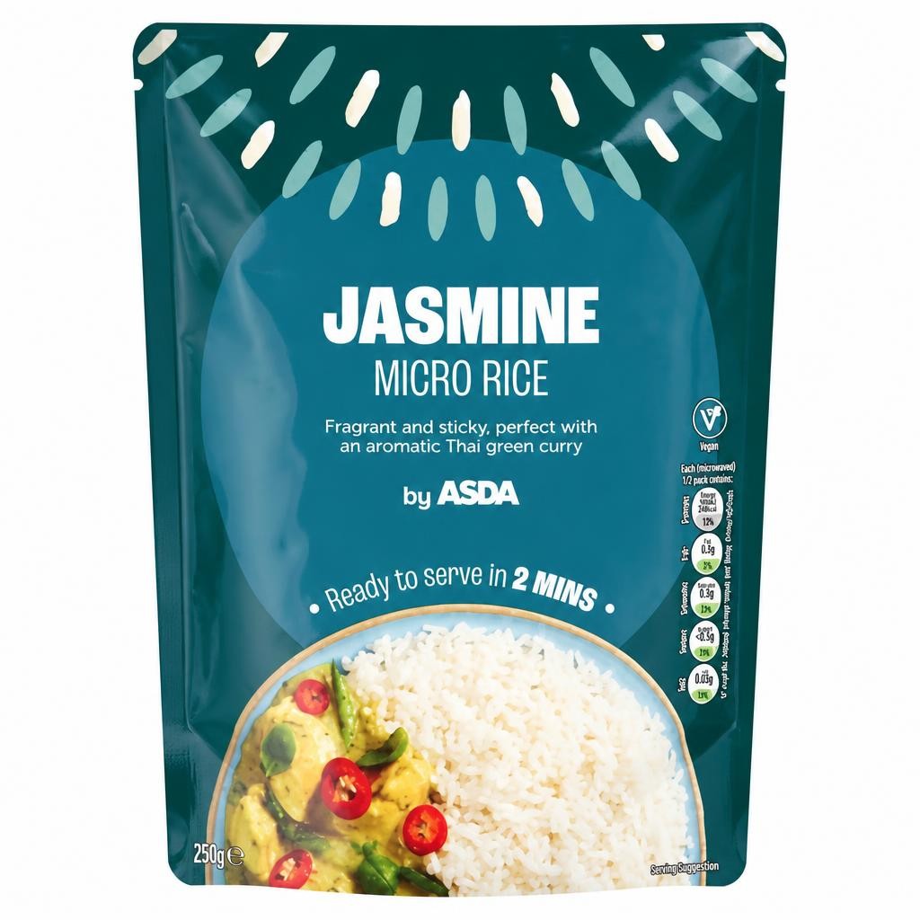 ASDA Jasmine Micro Rice 250g