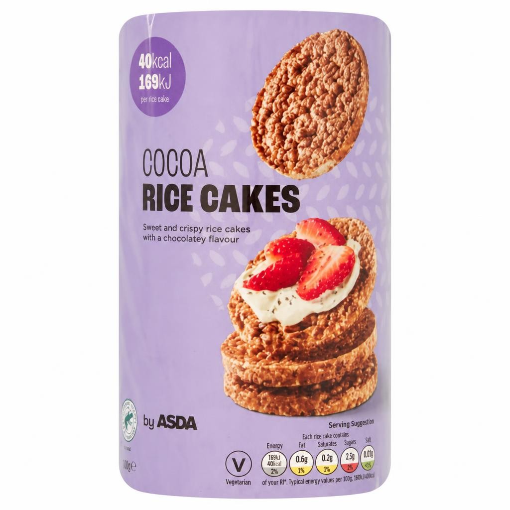 ASDA Cocoa Rice Cakes 160g