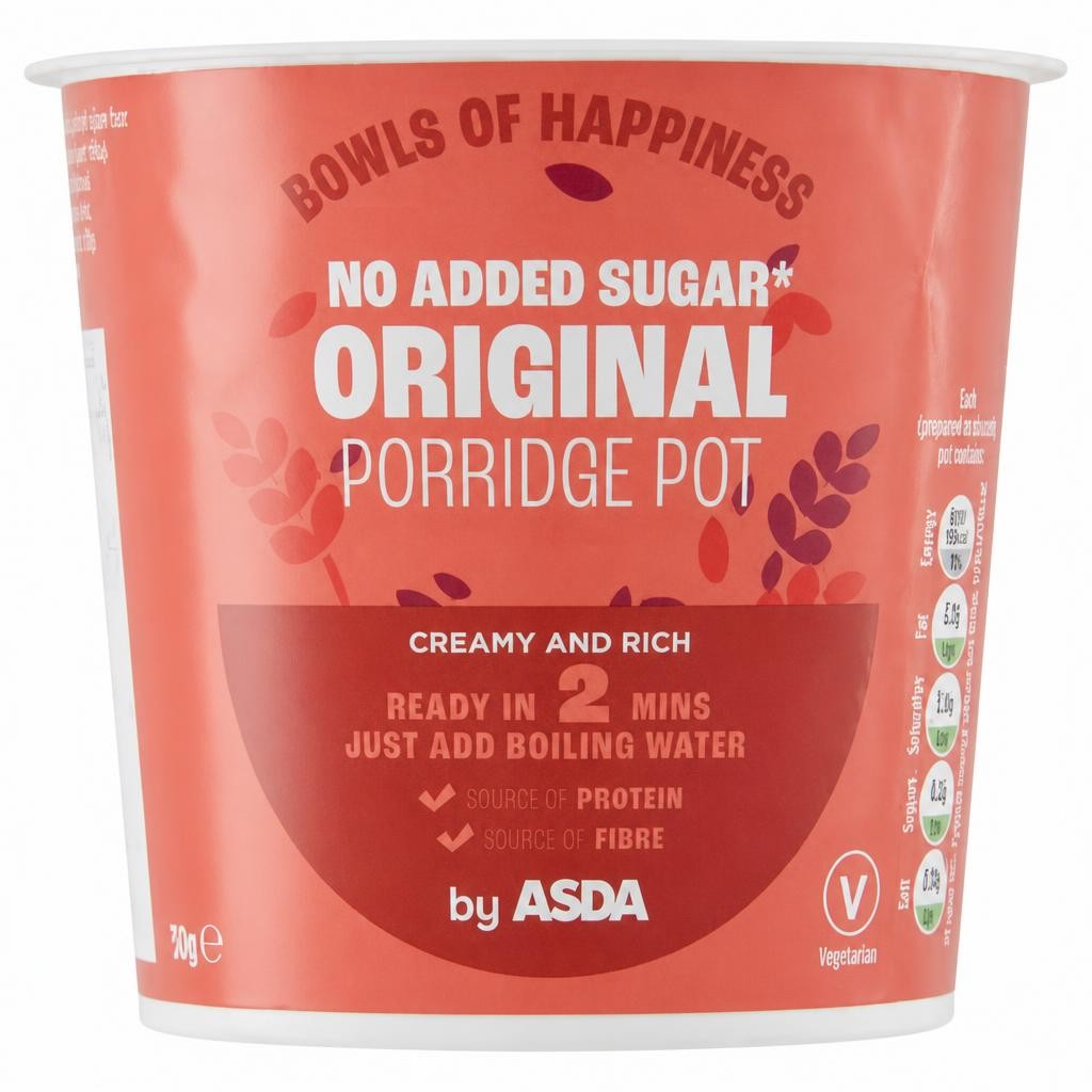 ASDA Original Porridge Pot 50g