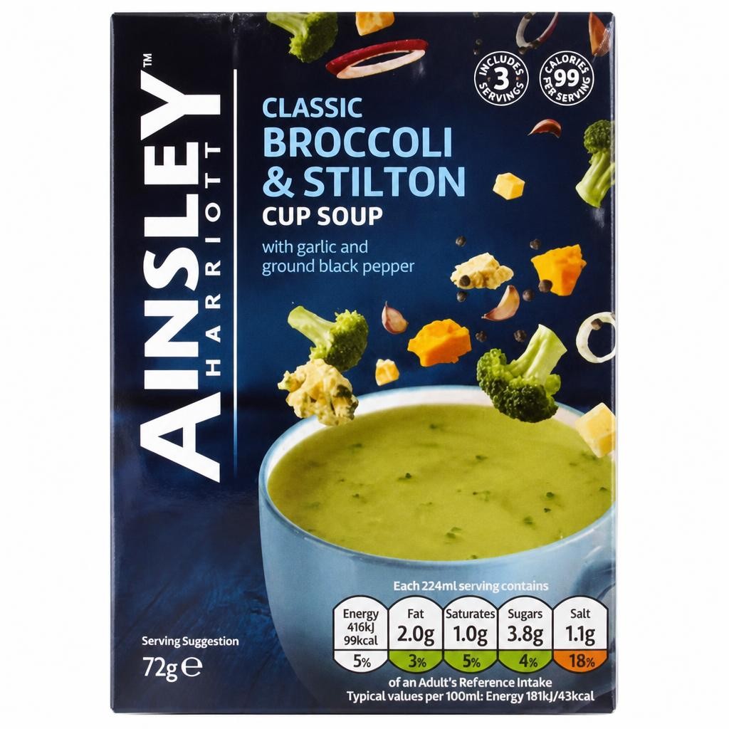 Ainsley Harriott Ainsley Classic Broccoli & Stilton Cup Soup 72g