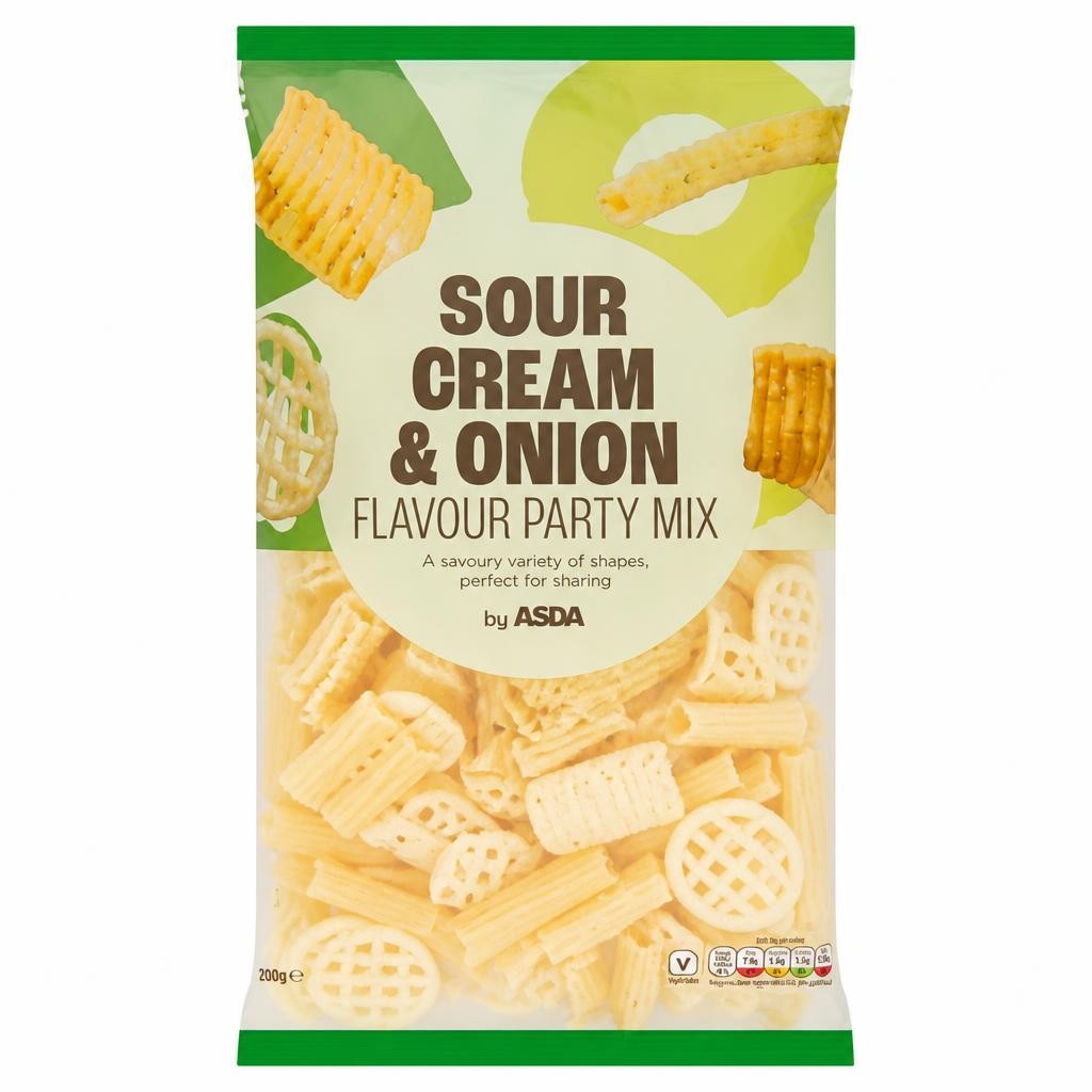 ASDA Sour Cream & Onion Flavour Party Mix 150g