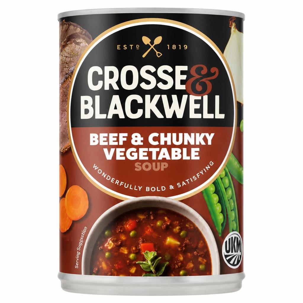 Crosse & Blackwell Beef & Chunky Vegetable Soup 400g