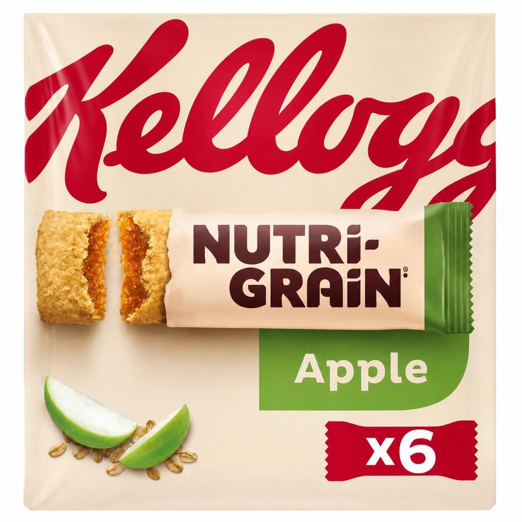 Kellogg's Nutri-Grain Apple Snack Bars 6x37g