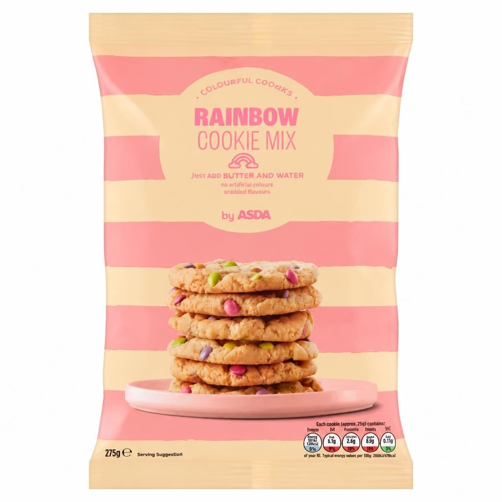 ASDA Rainbow Cookie Mix 275g