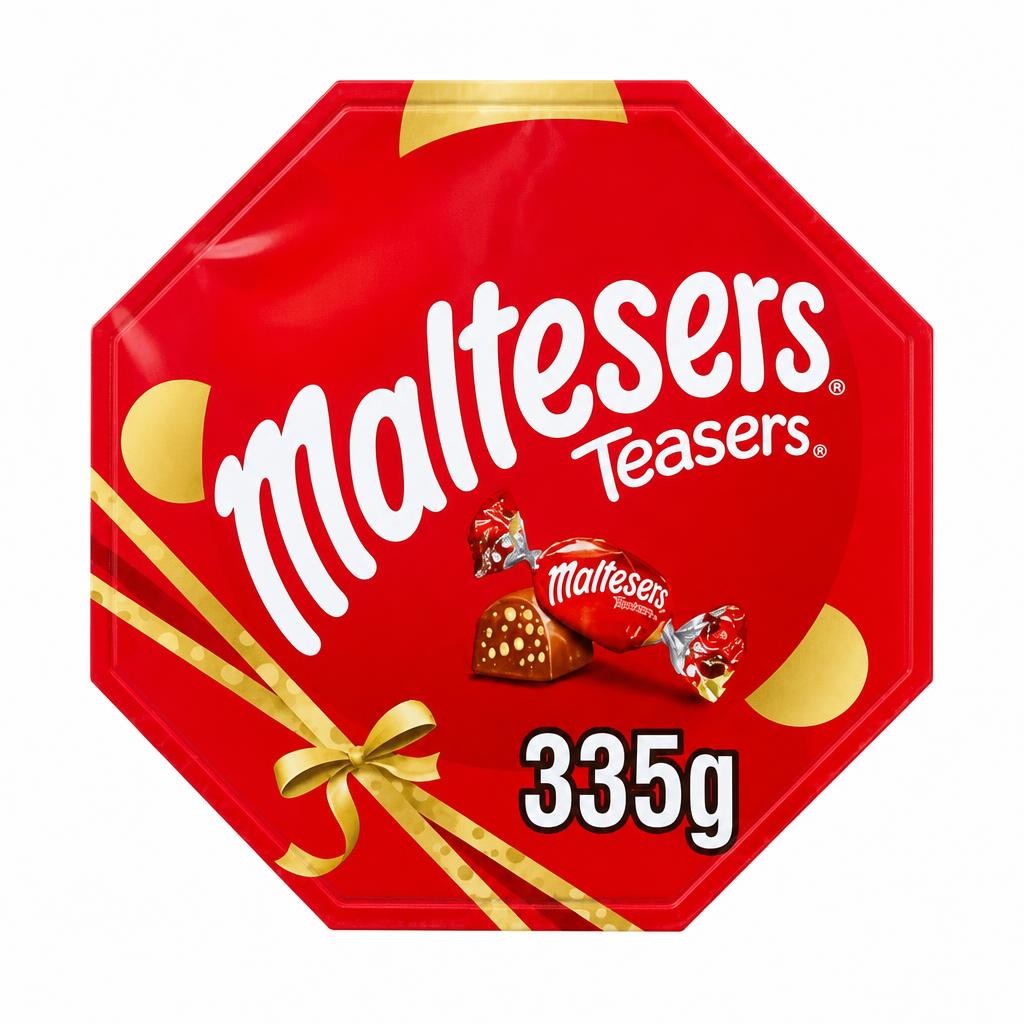 Maltesers Teasers Milk Chocolate & Honeycomb Centerpiece Gift Box 335g