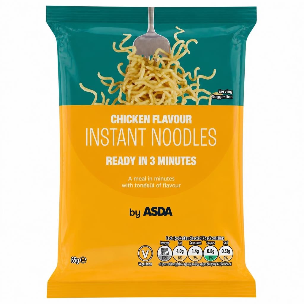 ASDA Chicken Flavour Instant Noodles 85g