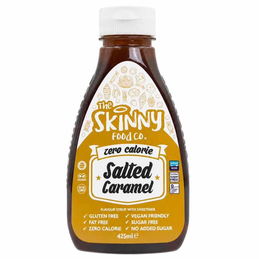The Skinny Food Co. Salted Caramel Flavour Syrup with Sweetener 425ml