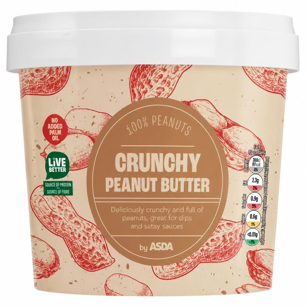 ASDA Crunchy Peanut Butter 1kg