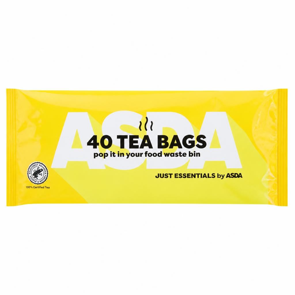 JUST ESSENTIALS by ASDA Just Essentials 40 Tea Bags 100g