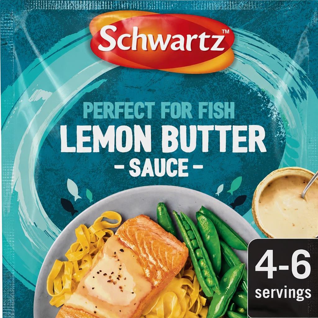Schwartz Lemon Butter Sauce Mix for Fish 38g