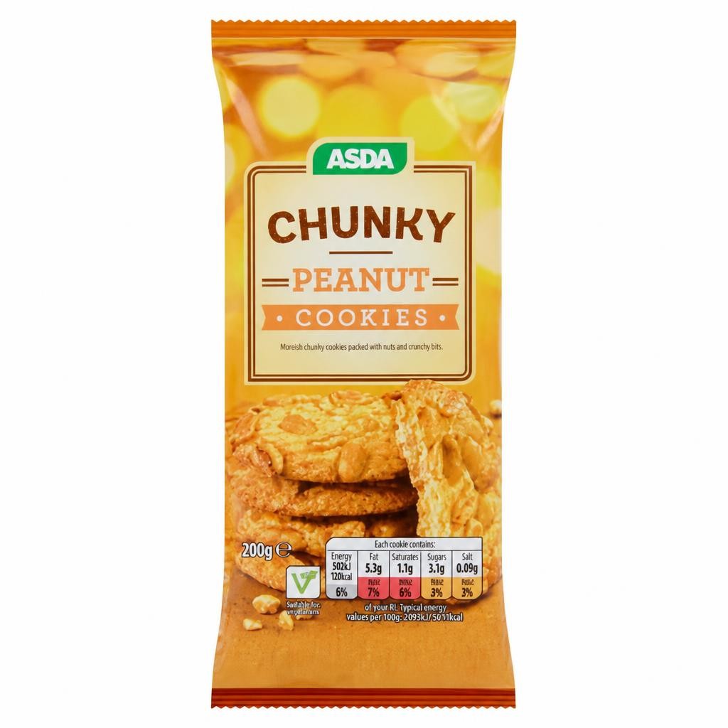 ASDA Chunky Peanut Cookies 200g