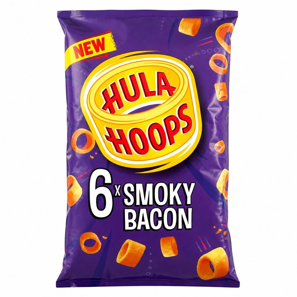 Hula Hoops Smoky Bacon Multipack Crisps 6 Pack SRP