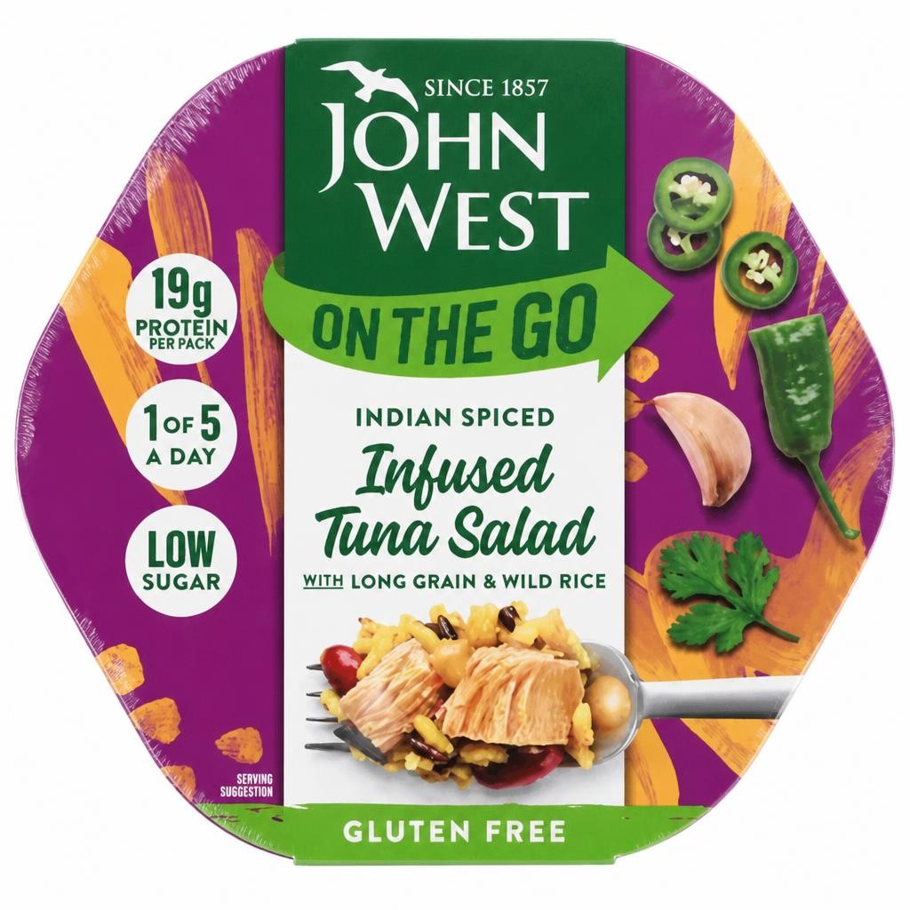 John West On The Go Indian Spiced Infused Tuna Salad 220g