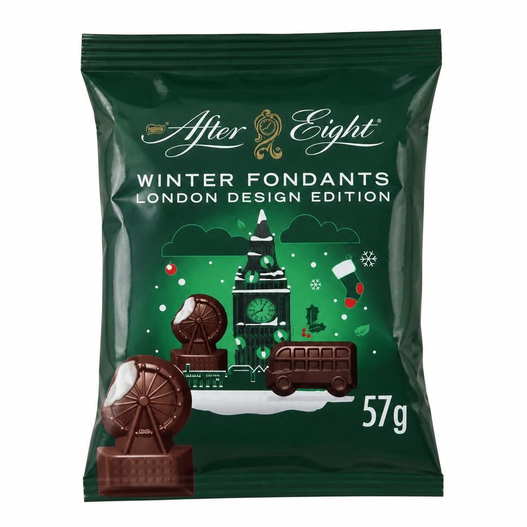 After Eight Winter Fondants Dark Mint Chocolate Bag 57g