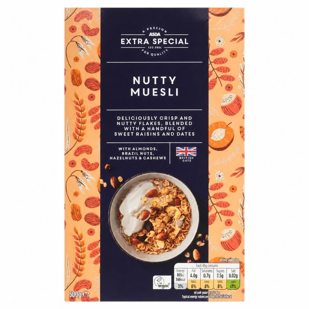 ASDA Extra Special Extra Special Nutty Muesli 500g