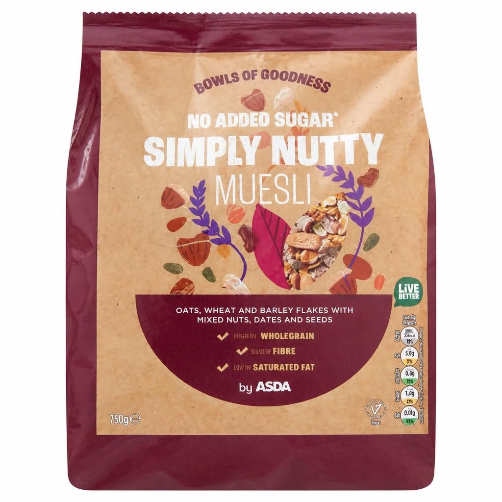 ASDA Simply Nutty Muesli 750g