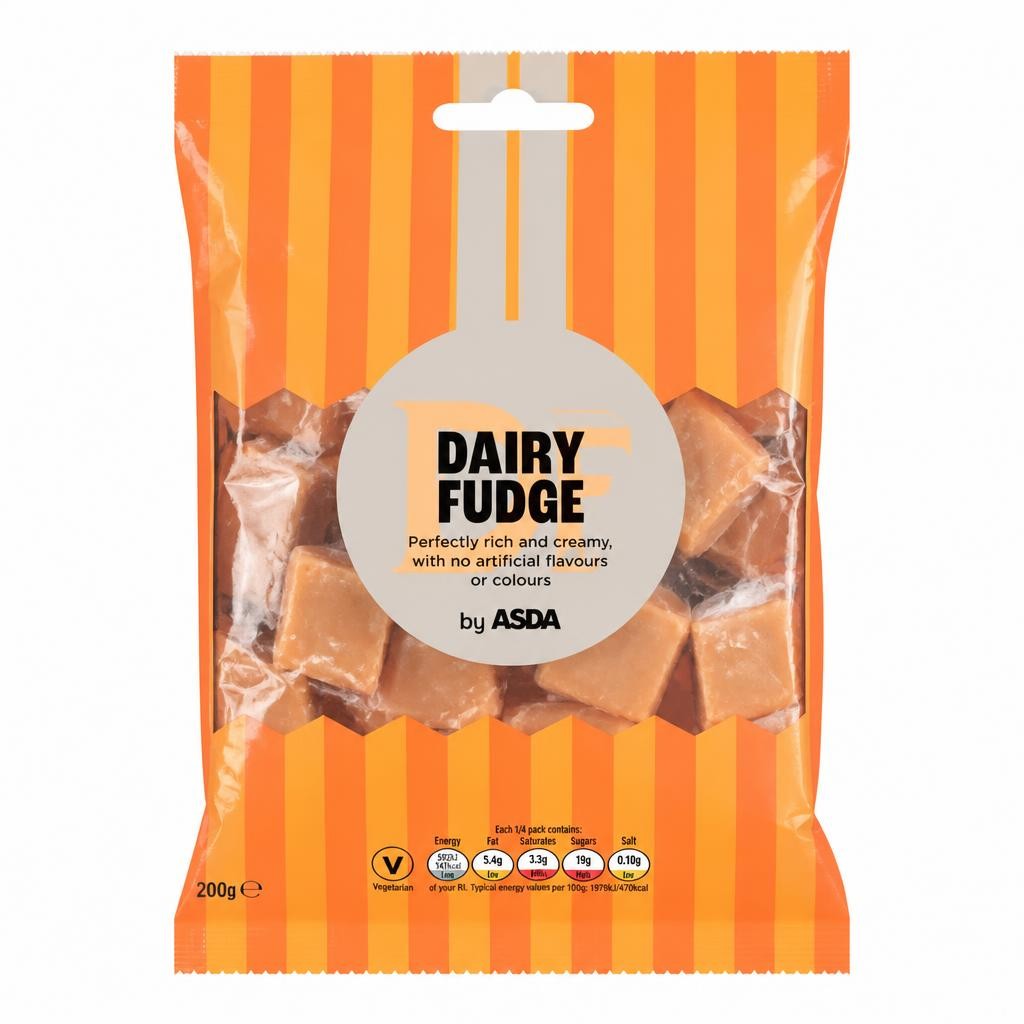ASDA Dairy Fudge 200g