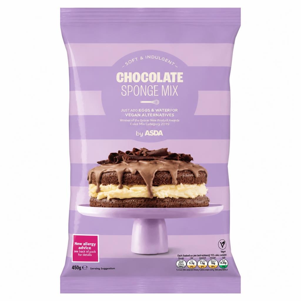 ASDA Chocolate Sponge Mix 400g