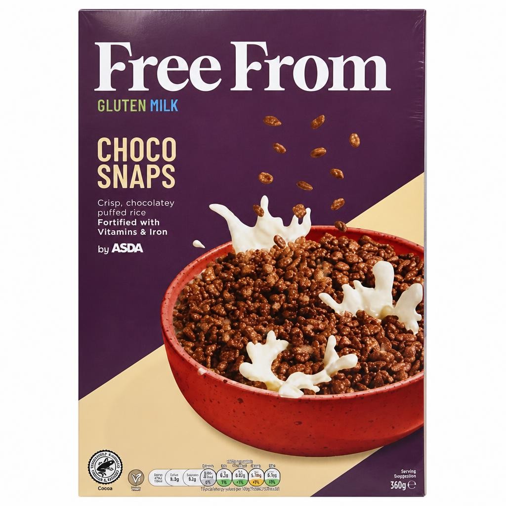 ASDA Free From Choco Snaps 300g