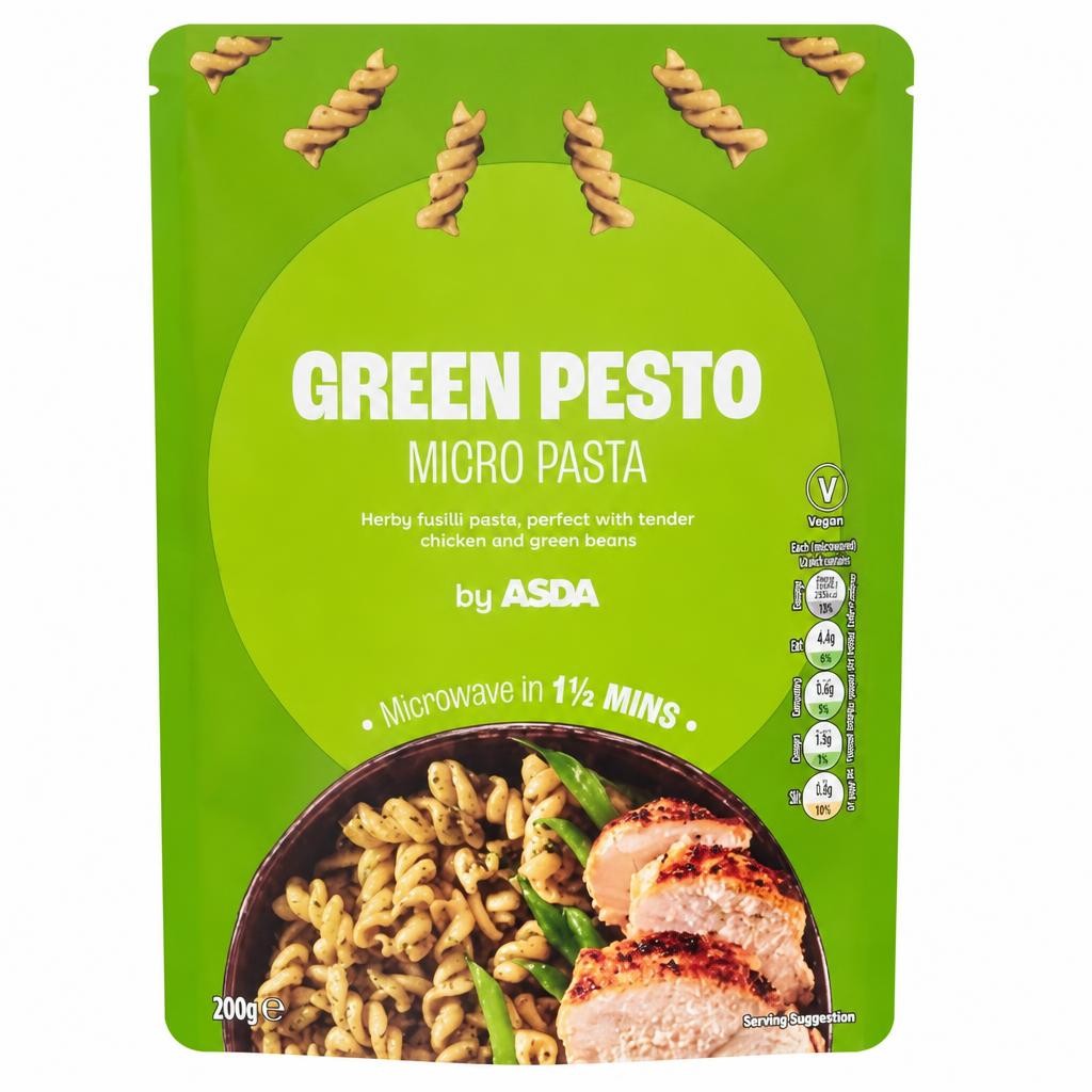 ASDA Green Pesto Micro Pasta 200g