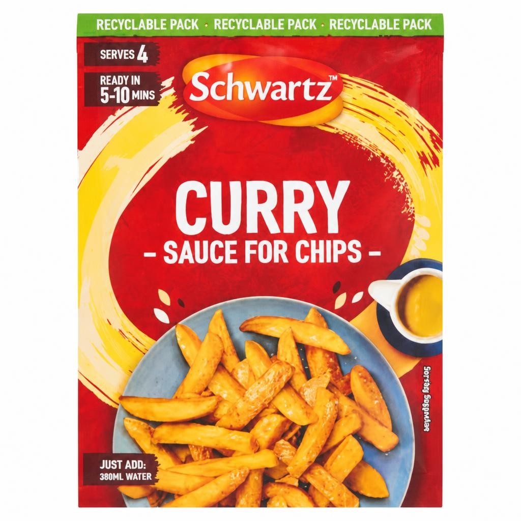 Schwartz Curry Sauce for Chips 30g