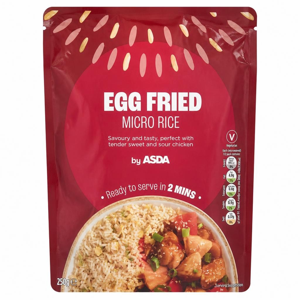 ASDA Egg Fried Micro Rice 250g