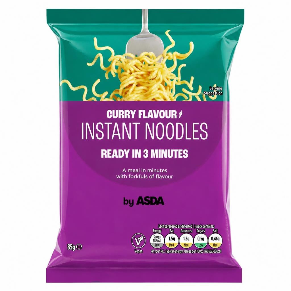 ASDA Curry Flavour Instant Noodles 85g