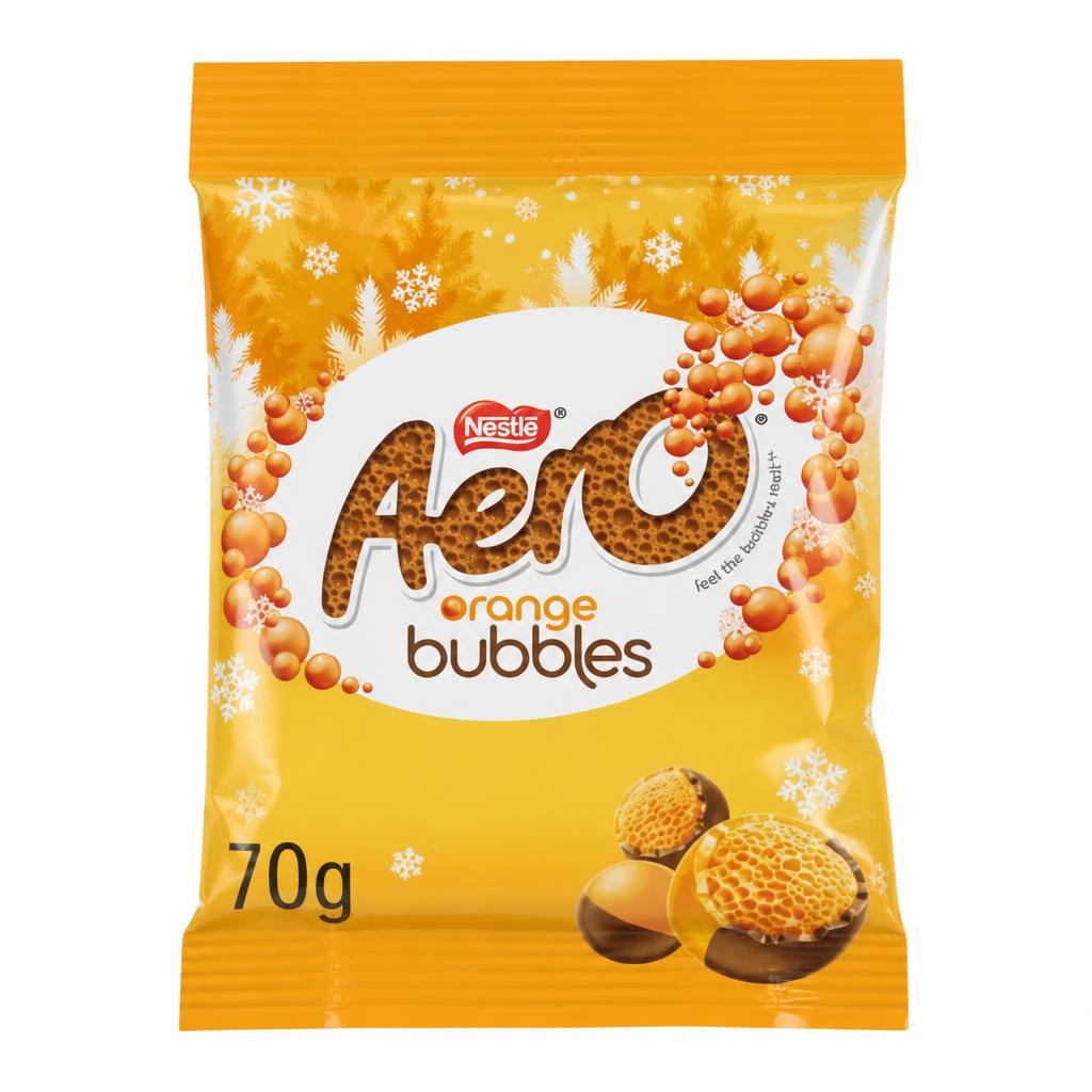 Aero Bubbles Orange Chocolate Share Bag 70g