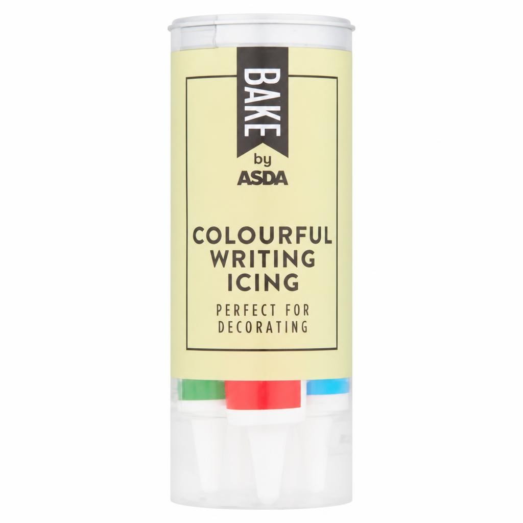 BAKE by ASDA BAKE by  Colourful Writing Icing 76g