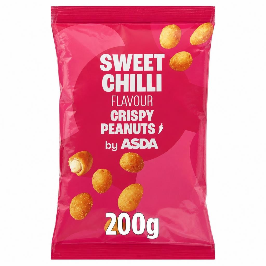 ASDA Sweet Chilli Flavour Crispy Peanuts 200g