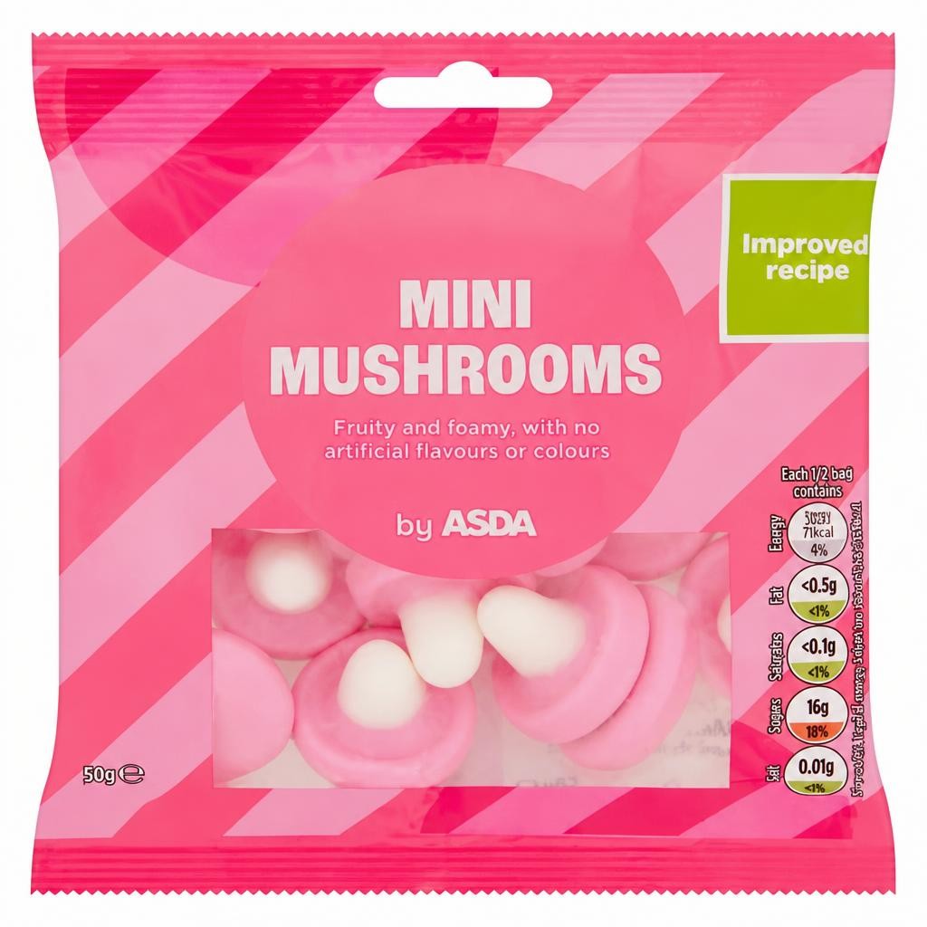 ASDA Mini Mushrooms 50g