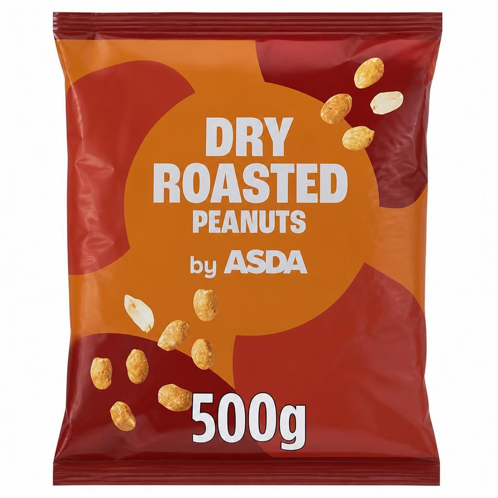 ASDA Dry Roasted Peanuts 500g