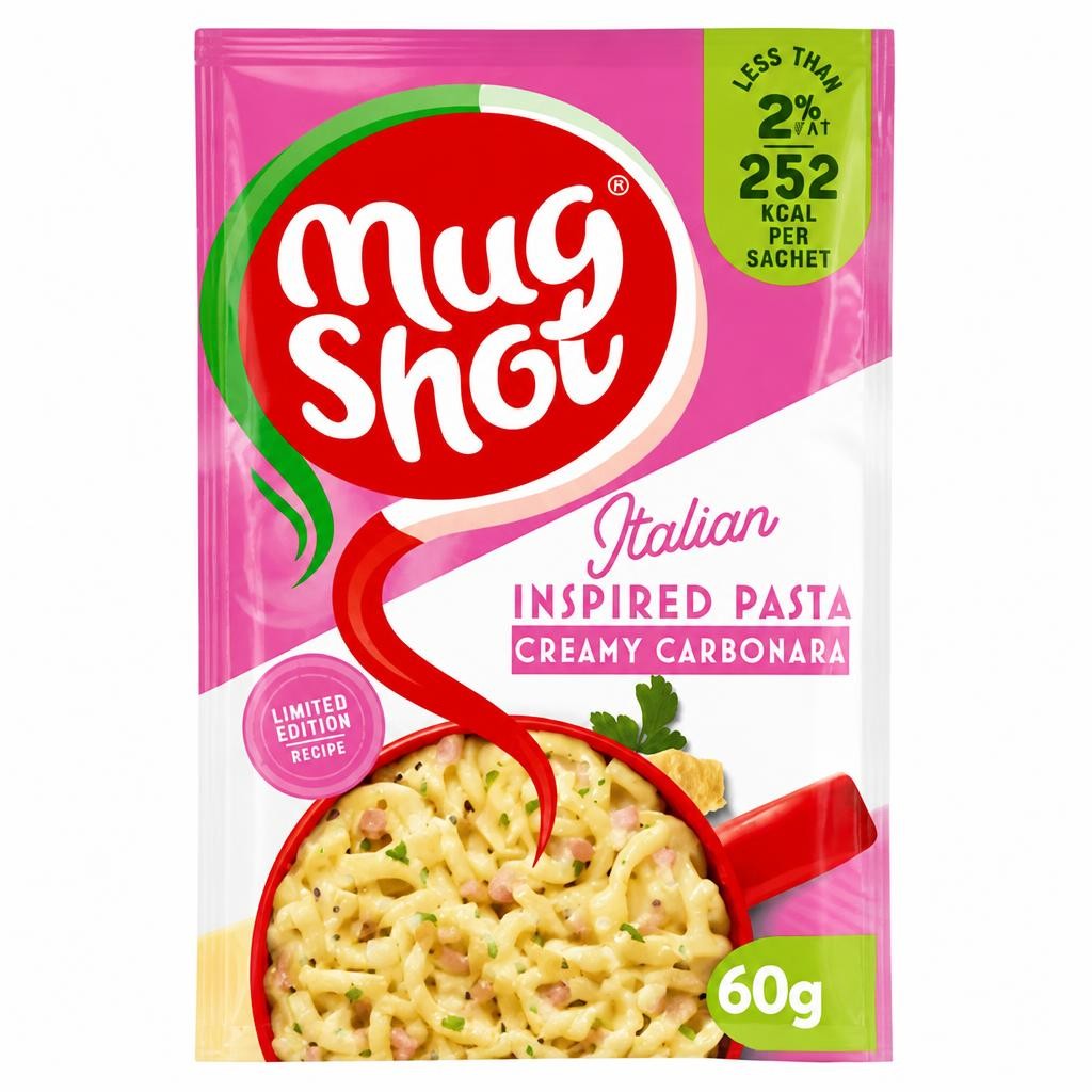 Mug Shot Italian Inspired Pasta Creamy Carbonara 60g