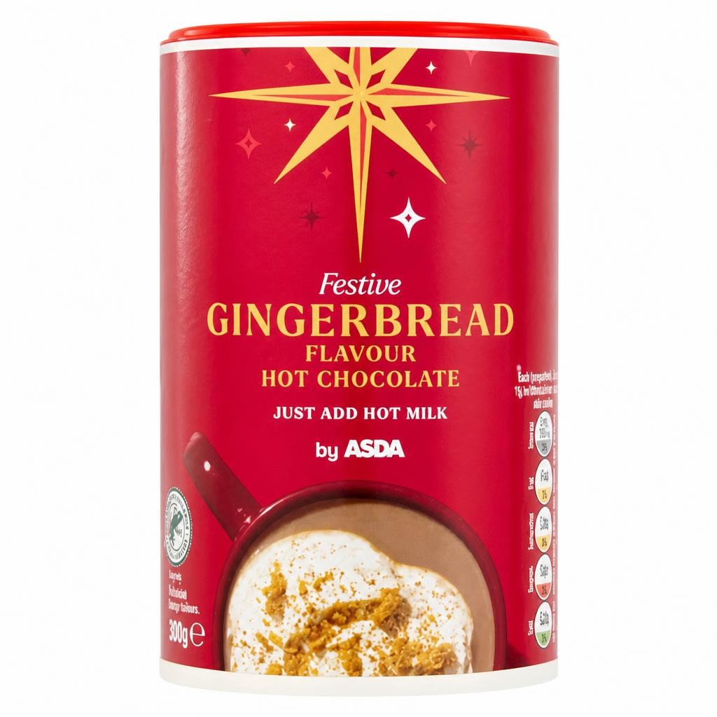 ASDA Festive Gingerbread Flavour Hot Chocolate 300g